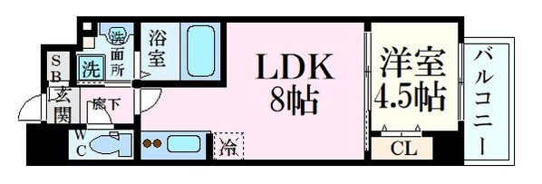 S-RESIDENCE広島駅EASTの物件間取画像